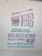 Transparante Flyer van Toon Wegner, Antiek en Kunst, Kunst | Litho's en Zeefdrukken, Verzenden