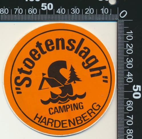 Sticker: Camping Stoetenslagh - Hardenberg, Verzamelen, Stickers, Ophalen of Verzenden