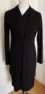 Juffrouw Janssen jurk met jasje maat M, Maat 38/40 (M), Kostuum of Pak, Zwart, Ophalen of Verzenden
