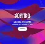 Soenda festival 20 september! €20 p.s., Tickets en Kaartjes, Twee personen