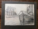 Oude tekening, Antiek en Kunst, Ophalen of Verzenden