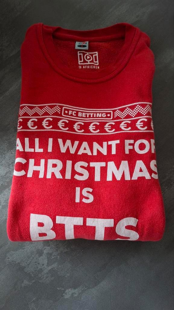 FC Afkicken Kersttrui, Kleding | Heren, T-shirts, Nieuw, Maat 46 (S) of kleiner, Rood, Ophalen