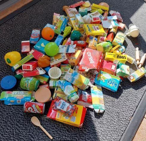 Collectie Mini retro Speelgoed boodschappen, Verzamelen, Retro, Huis en Inrichting, Verzenden