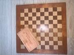 Staunton houten schaakbord en pionnen, Reisspel, Staunton, Een of twee spelers, Ophalen of Verzenden