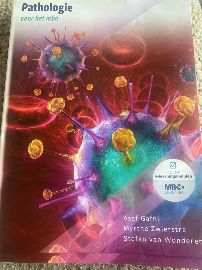 Pathologie voor het mbo, Boeken, Ophalen of Verzenden, Zo goed als nieuw, Stefan van Wonderen; Myrthe Zwierstra; Asaf Gafni, Nederlands