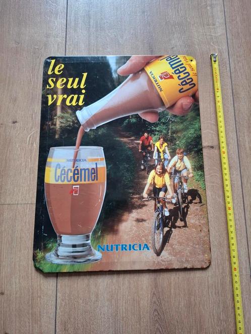 Vintage Cécémel reclamebord, Verzamelen, Merken en Reclamevoorwerpen, Gebruikt, Reclamebord, Ophalen