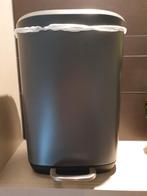 Pedaal emmertje, antraciet, Met pedaal, Ophalen of Verzenden, Zo goed als nieuw, Minder dan 10 liter