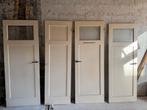 8 Gebruikte deuren, waarvan 6 met glas, Doe-het-zelf en Verbouw, Deuren en Horren, Ophalen, Gebruikt, 80 tot 100 cm, Binnendeur
