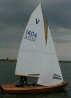 Houten zeilboot Vrijheid, Watersport en Boten, Open zeilboten, Ophalen, Geen motor, Gebruikt, Overige typen