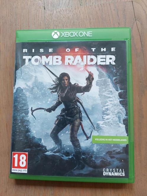 Spel rise of the Tomb Raider, Xbox One, Spelcomputers en Games, Games | Xbox One, Zo goed als nieuw, Avontuur en Actie, 1 speler