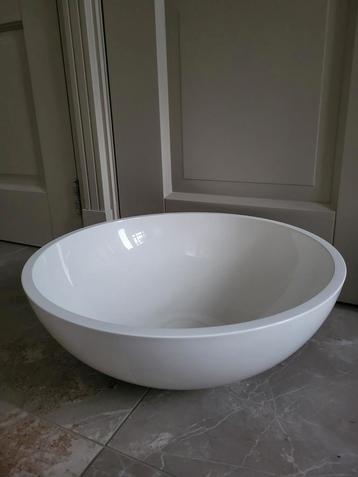 Waskom Polystone Wit Glans Rond 42cm beschikbaar voor biedingen