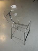 Barkrukken transparant, 2 krukken, Ophalen, Zo goed als nieuw, 60 tot 90 cm