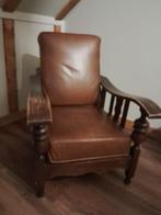 Oude rookstoel met karakter, Huis en Inrichting, Fauteuils, Gebruikt, Klassiek, Ophalen of Verzenden, 50 tot 75 cm