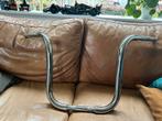 Custom Ape Hanger Stuur RVS - 16 inch, 87cm breed, Ophalen of Verzenden, Gebruikt