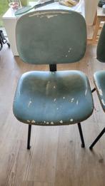 6 Vintage Eetkamerstoelen - Stof Beschadigd, Ophalen, Gebruikt, Overige kleuren, Vintage