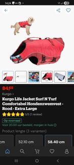 Kurgo Hondenzwemvest Surf N Turf maat XL kleur rood, Dieren en Toebehoren, Ophalen of Verzenden