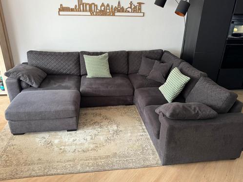Urban Sofa Hoekbank met Hocker, Huis en Inrichting, Banken | Bankstellen, Gebruikt, Hoekbank, Vierpersoons of meer, 300 cm of meer