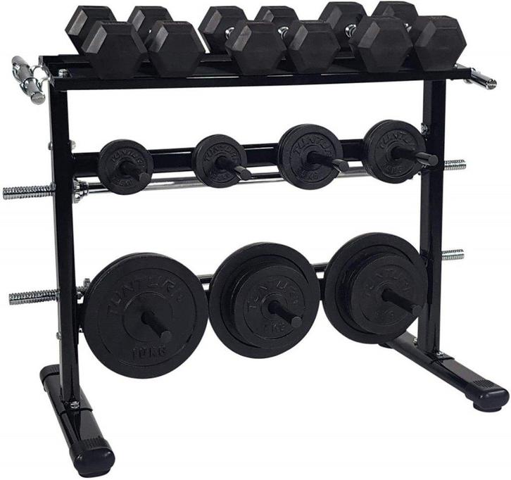 Tunturi Opbergrek - Dumbbells/Halterschijven/Halterstangen, Sport en Fitness, Fitnessmaterialen, Nieuw, Dumbbell, Armen, Benen