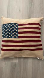 Mooi groot kussen met USA vlag, Huis en Inrichting, Woonaccessoires | Kussens, Ophalen, Zo goed als nieuw, Vierkant