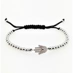 Roestvrij stalen Armband met Hand van Fatima - Dames, Met kristal, Staal, Birgitta-Gracht 33, 6465 EL Kerkrade, Nederland, Verzenden