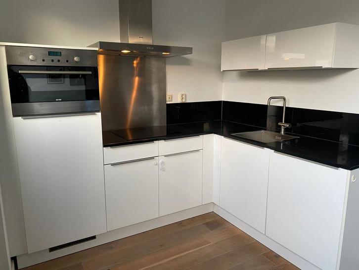 Nette Complete Hoekkeuken Hoogglans Wit + GEDEMONTEERD, Huis en Inrichting, Keuken | Complete keukens, Hoekkeuken, Wit, Ophalen of Verzenden