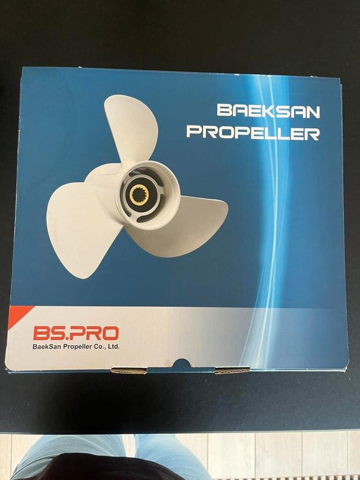 Baeksan BS pro propeller 13 3/8 x 15 met hub kit, Watersport en Boten, Bootonderdelen, Nieuw, Motor en Techniek, Motorboot, Ophalen of Verzenden