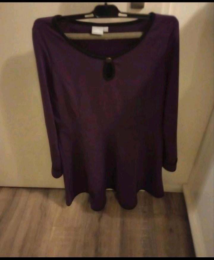 Frozen 2 Paarse jurk maat L, Ophalen of Verzenden, Zo goed als nieuw, Maat 38/40 (M), Paars