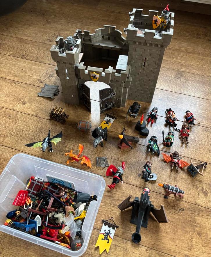 Playmobil Ridderset met Kasteel + extra figuren, Kinderen en Baby's, Speelgoed | Playmobil, Gebruikt, Los playmobil, Ophalen