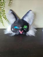 therian mask black cat, Hobby en Vrije tijd, Ophalen of Verzenden, Zo goed als nieuw