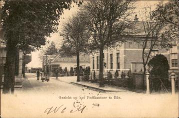 Ede gezicht op het Postkantoor st 1902 Prachtkaart beschikbaar voor biedingen
