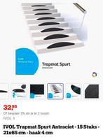 Trapmat antraciet, Huis en Inrichting, Ophalen, Nieuw