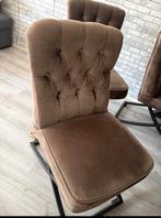 6 bruine eetkamer stoelen, Huis en Inrichting, Stoelen, Ophalen, Zo goed als nieuw, Bruin, Vijf, Zes of meer stoelen
