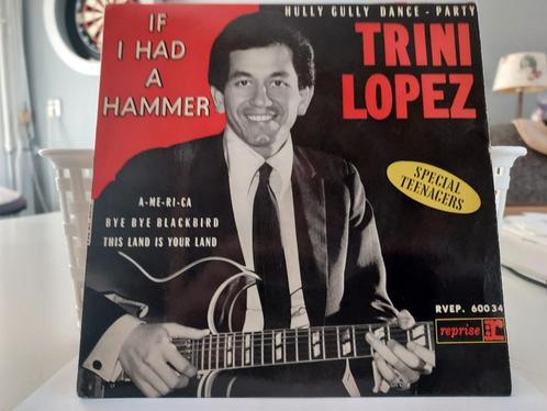 7" Single Trini Lopez - If I Had A Hammer / Bye Bye Blackbir, Cd's en Dvd's, Vinyl Singles, Gebruikt, Single, Pop, 7 inch, Ophalen of Verzenden