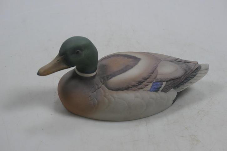 Mooie porseleinen eend / beeld: Mallard Duck Akita, Antiek en Kunst, Curiosa en Brocante, Ophalen of Verzenden