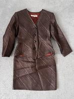 Saint Laurent set origineel!, Maat 38/40 (M), Kostuum of Pak, Bruin, Ophalen of Verzenden