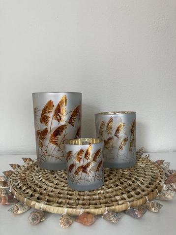 Trendy windlichten set-3 Straw Nieuw! beschikbaar voor biedingen