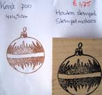 Kerst 700 Houten stempel, Hobby en Vrije tijd, Stempelen, Ophalen of Verzenden, Gebruikt, Houten stempel