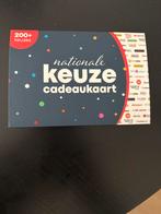 Nationale keuze cadeaukaart €300, Tickets en Kaartjes, Eén persoon, Cadeaubon