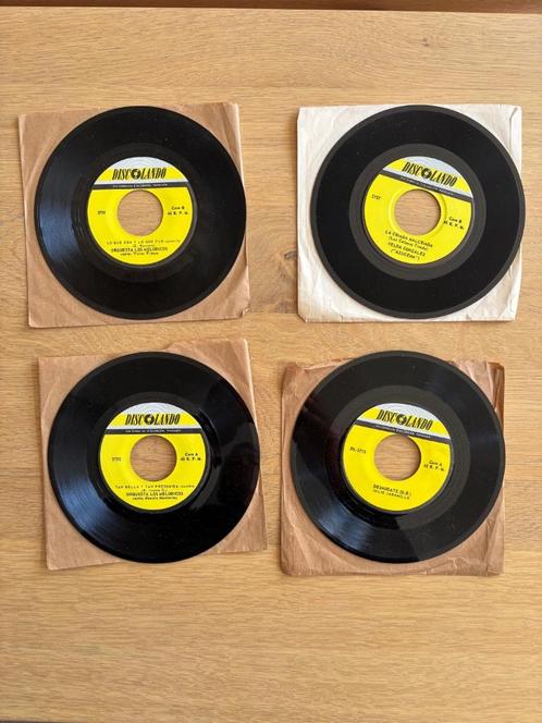 Discolando - 4 Latijns Amerikaanse singles begin jaren 70, Cd's en Dvd's, Vinyl | Latin en Salsa, Zo goed als nieuw, Overige formaten