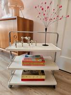 Vintage space age 70s Opal Mobel trolley barcart, 50 tot 100 cm, Ophalen of Verzenden, Tweedehands vintage, Tweedehands vintage