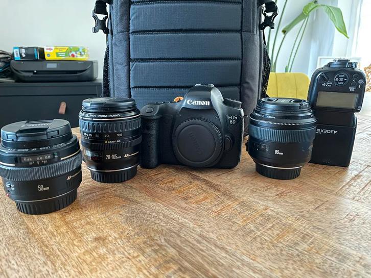 Canon EOS 6D Set met Lenzen & Accessoires, Audio, Tv en Foto, Fotocamera's Digitaal, Gebruikt, Spiegelreflex, Canon, Ophalen