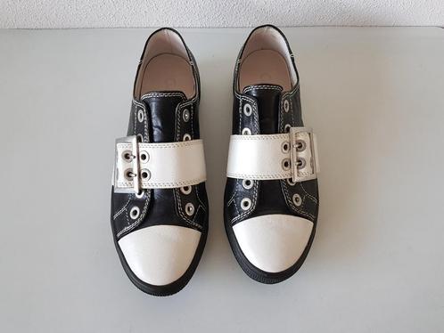 Gabor Jollys MAAT 39 zwarte witte leren instappers sneakers, Kleding | Dames, Schoenen, Zo goed als nieuw, Sneakers of Gympen