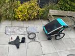 Thule Chariot lite 2 met veel accessoires, Ophalen, Opvouwbaar, Minder dan 20 kg, Zo goed als nieuw