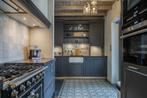 Complete blauwgrijze keuken inclusief apparatuur, Ophalen, Dubbelwandige keuken, Zo goed als nieuw, Kunststof