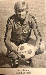 Spelerskaart Hans Kraay Excelsior : foto Piet Bouts, Ophalen of Verzenden, Zo goed als nieuw, Overige binnenlandse clubs, Spelerskaart