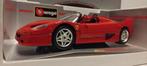 Ferrari F50 Spyder rood Targa Bburago metal 1:18 KRD, Ophalen of Verzenden, Zo goed als nieuw, Auto, Bburago