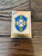 Panini WK 1986 Brazilië Embleem Sticker, Ophalen of Verzenden, Zo goed als nieuw, Buitenlandse clubs, Poster, Plaatje of Sticker
