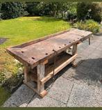 Werkelijk prachtige antieke vintage robuuste werkbank 258cm, Doe-het-zelf en Verbouw, Werkbanken, Ophalen, Zo goed als nieuw, 170 cm of meer