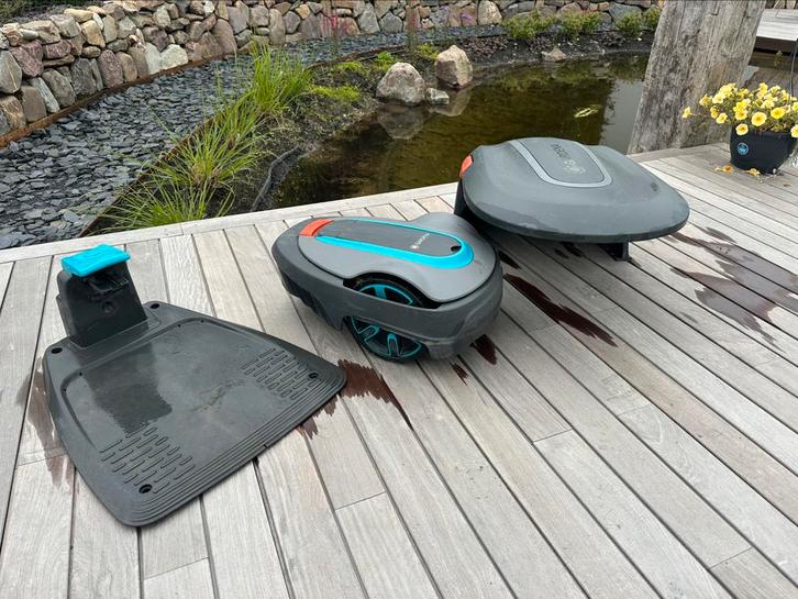 Robotmaaier Sileno 600m2 met bleutooth 600m2, Tuin en Terras, Robotmaaiers, Gebruikt, 20 tot 25 cm, Bestuurbaar via app, Ophalen