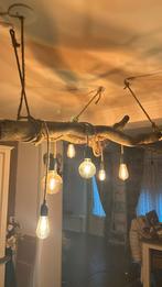 Boomstam lampen, Huis en Inrichting, Lampen | Hanglampen, Zo goed als nieuw, Ophalen